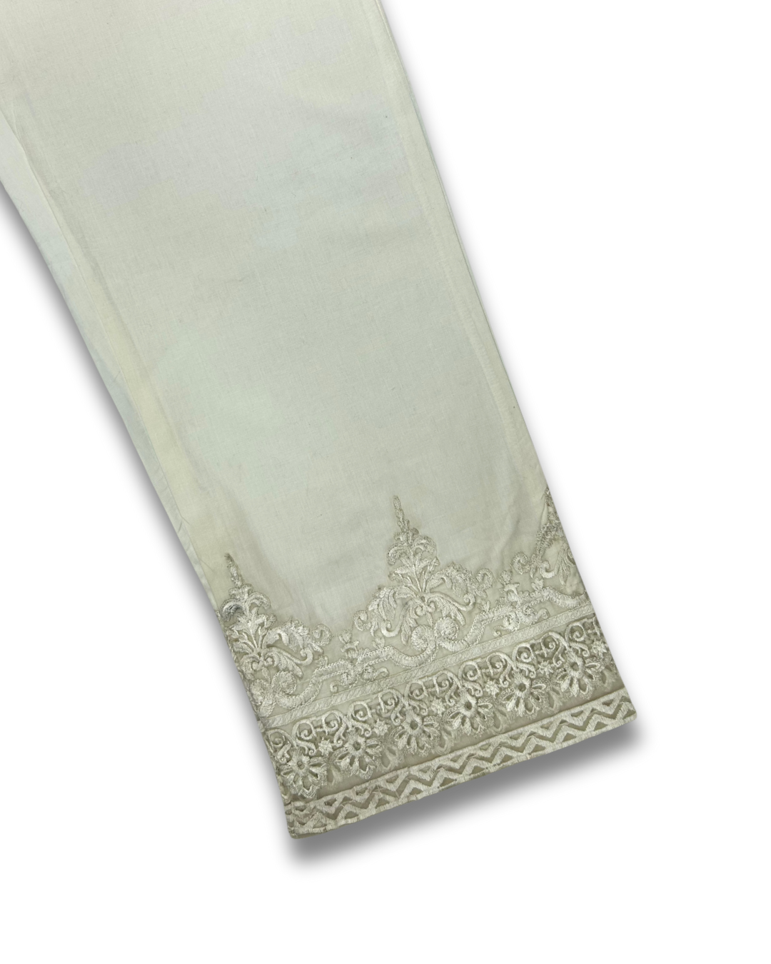 1Pc Embroidered Cambric Trouser ECT-S25-0010