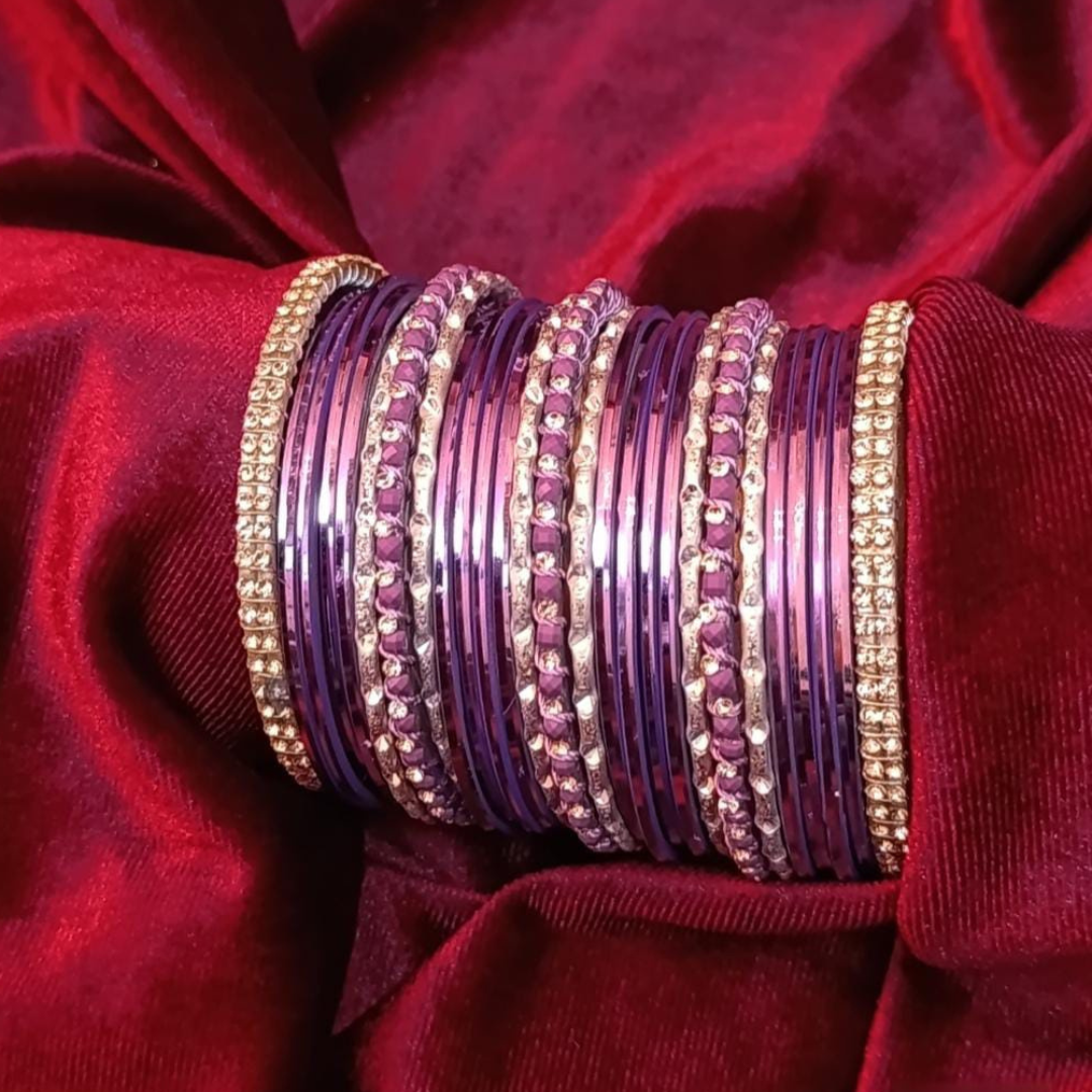 Lavender Blooms Bangles PMB-0100