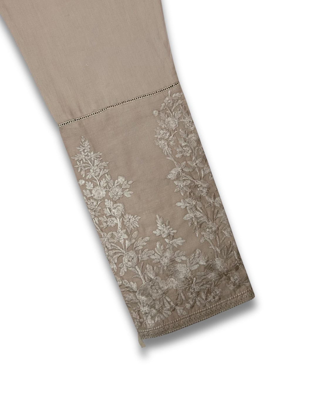 1Pc Embroidered Cambric Trouser ECT-S25-0015