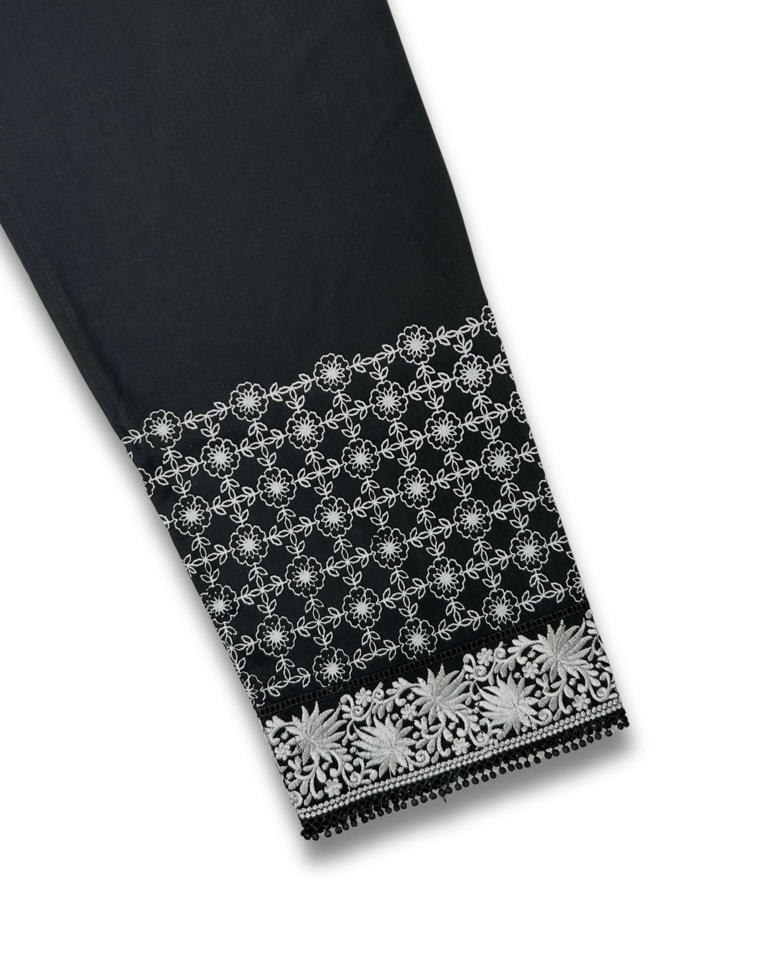 1Pc Embroidered Cambric Trouser ECT-S25-0017