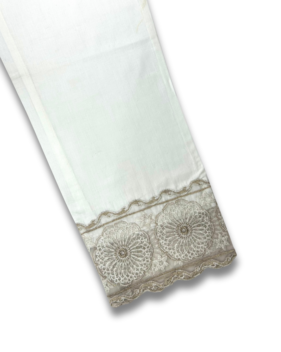 1Pc Embroidered Cambric Trouser ECT-S25-0001