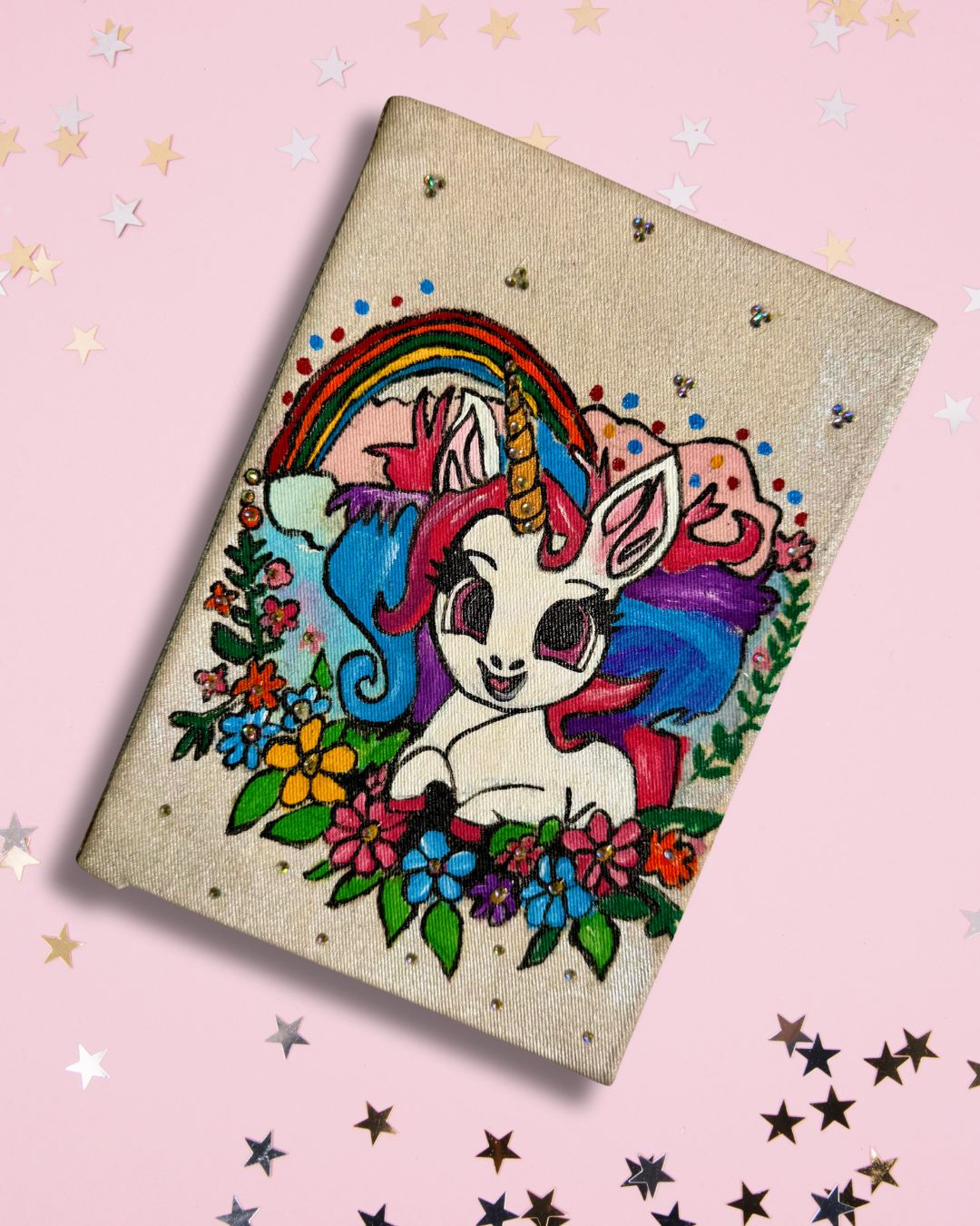 HANDCRAFTED AND HANDPAINTED DIARY BAZ-D25-0033