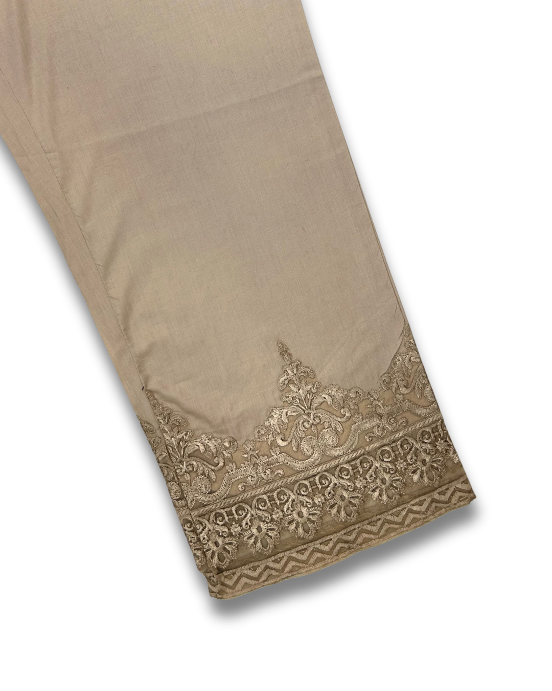 1Pc Embroidered Cambric Trouser ECT-S25-0005