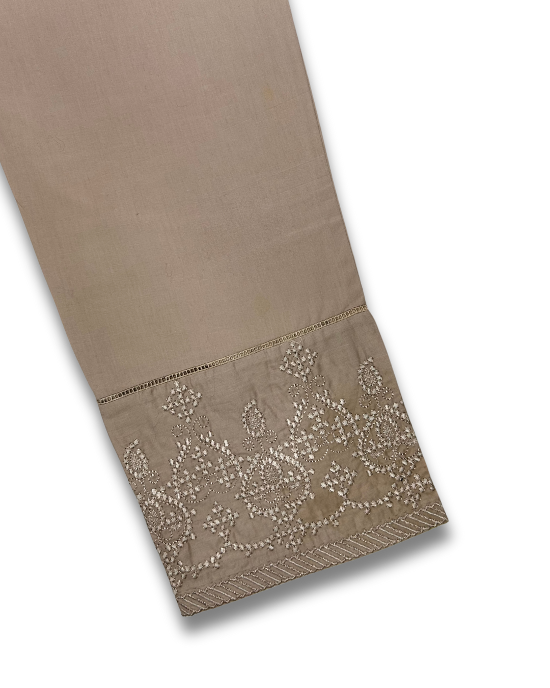 1Pc Embroidered Cambric Trouser ECT-S25-0007
