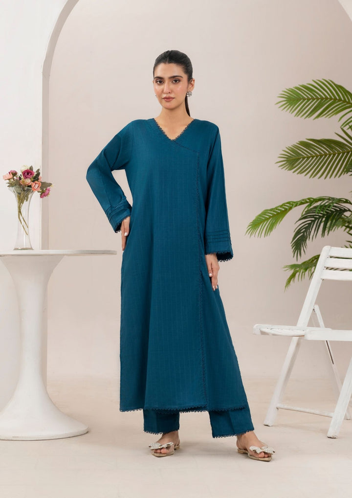 2pc Cotton Angrakh Set Rozana-S25-0013