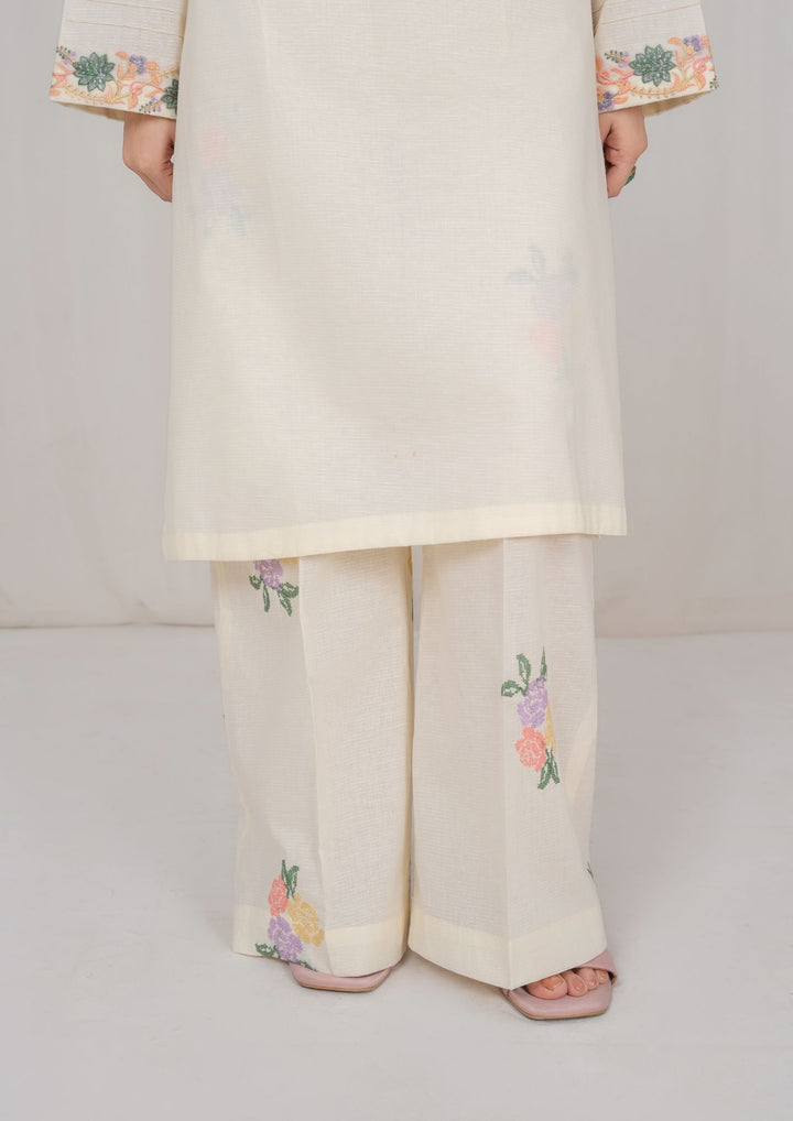 2Pc White Embroidered Lawn RIW-R26-0015