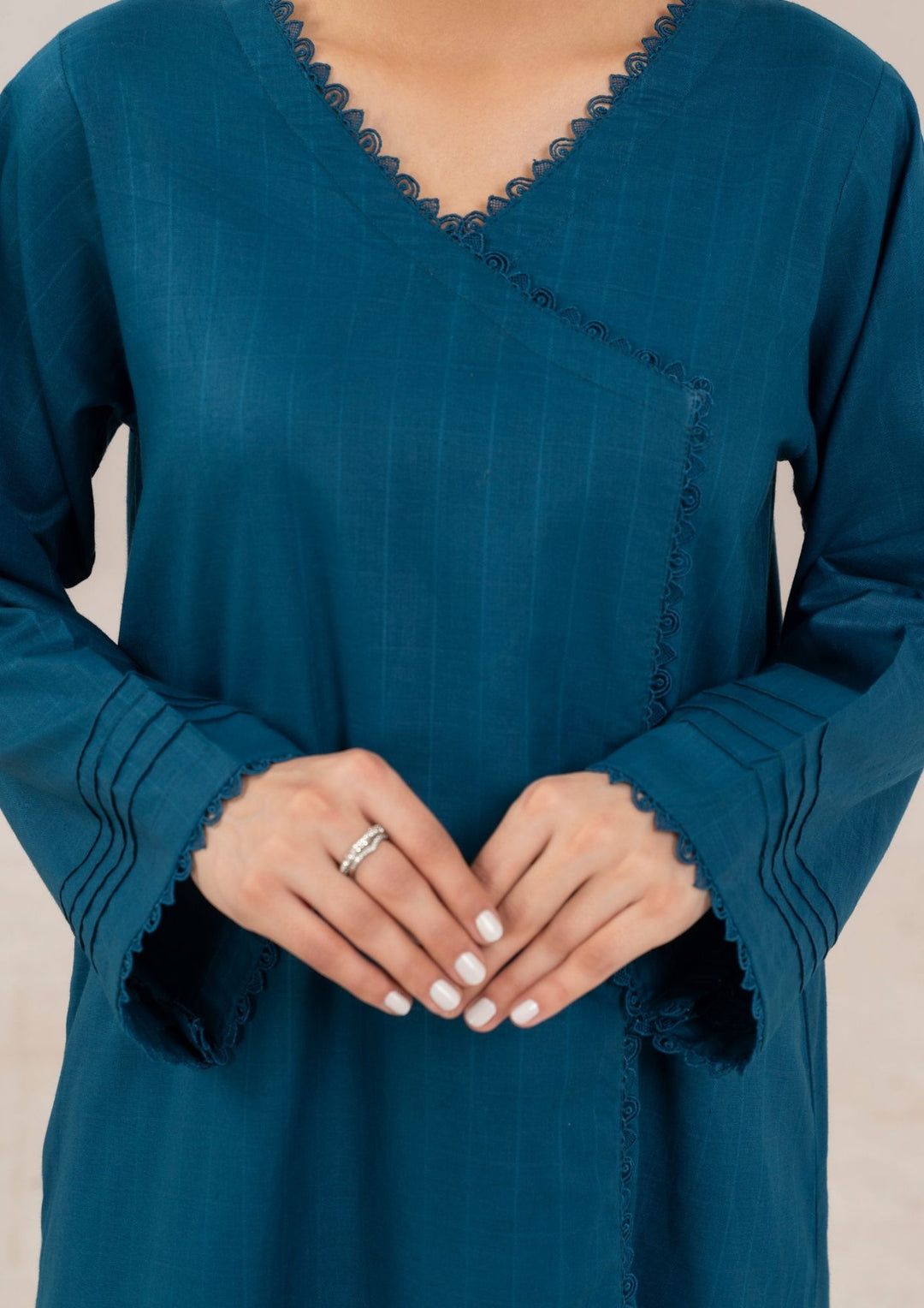 2pc Cotton Angrakh Set Rozana-S25-0013