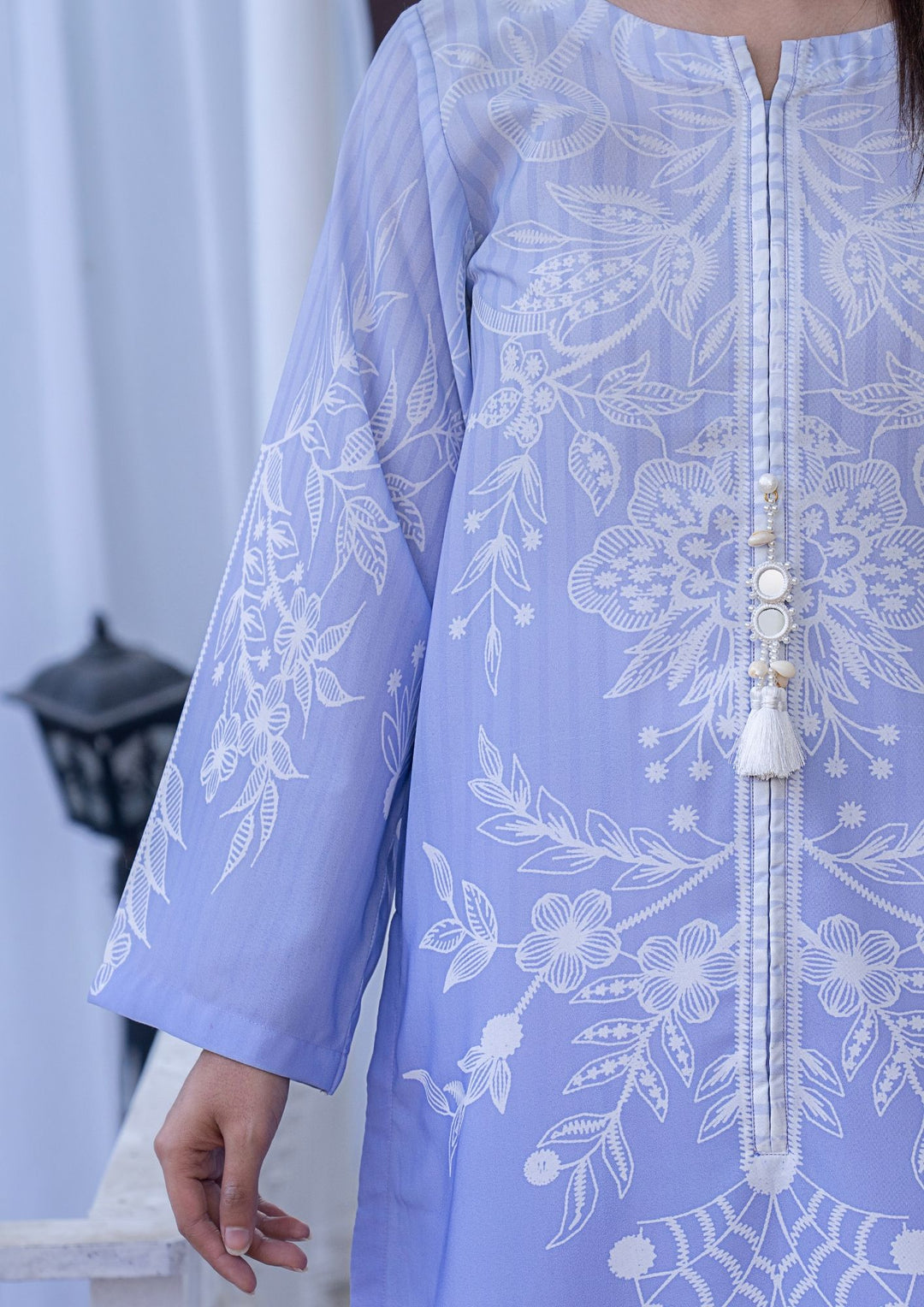 2Pc Digital Print Arabic Silk Lawn JUPITER-S26-0010