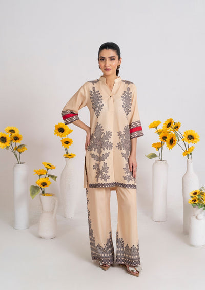 2Pc Printed Swiss Silk JUPITER-F25-0017