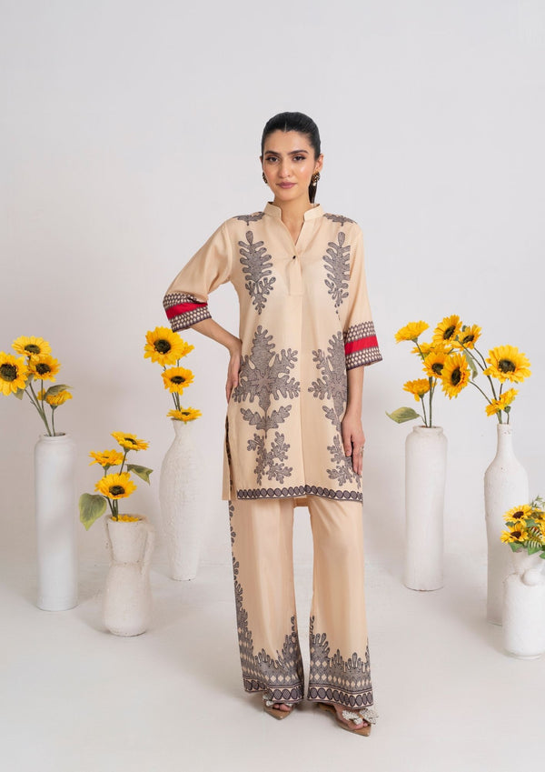 2Pc Printed Swiss Silk JUPITER-F25-0017