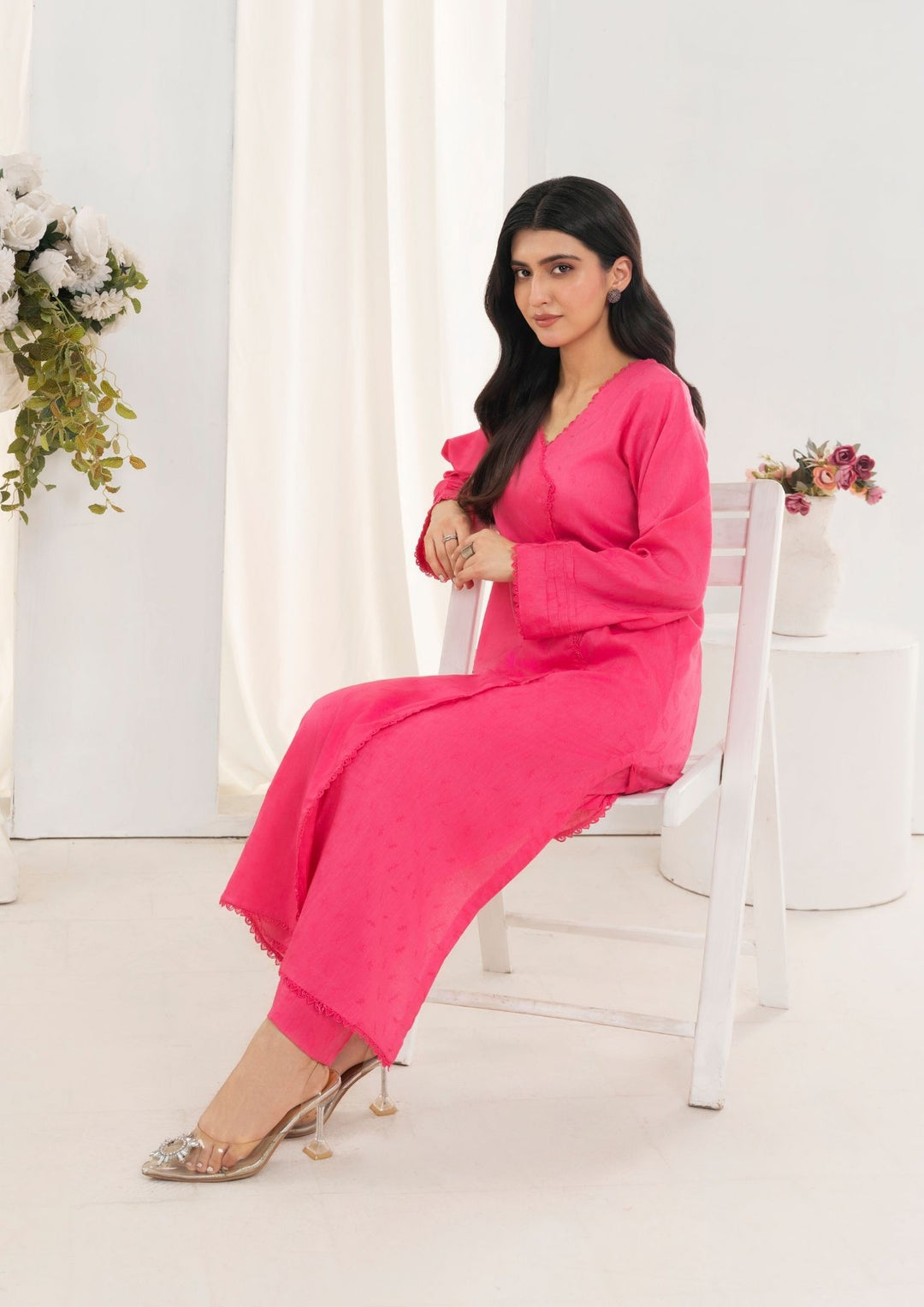 2pc Cotton Angrakh Set Rozana-S25-0014