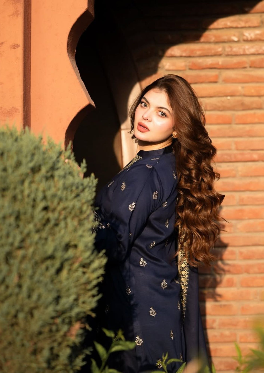 3Pc Tilla Embroidered Alpine with Tilla Embroidered Border Shawl W24-TIL-0014