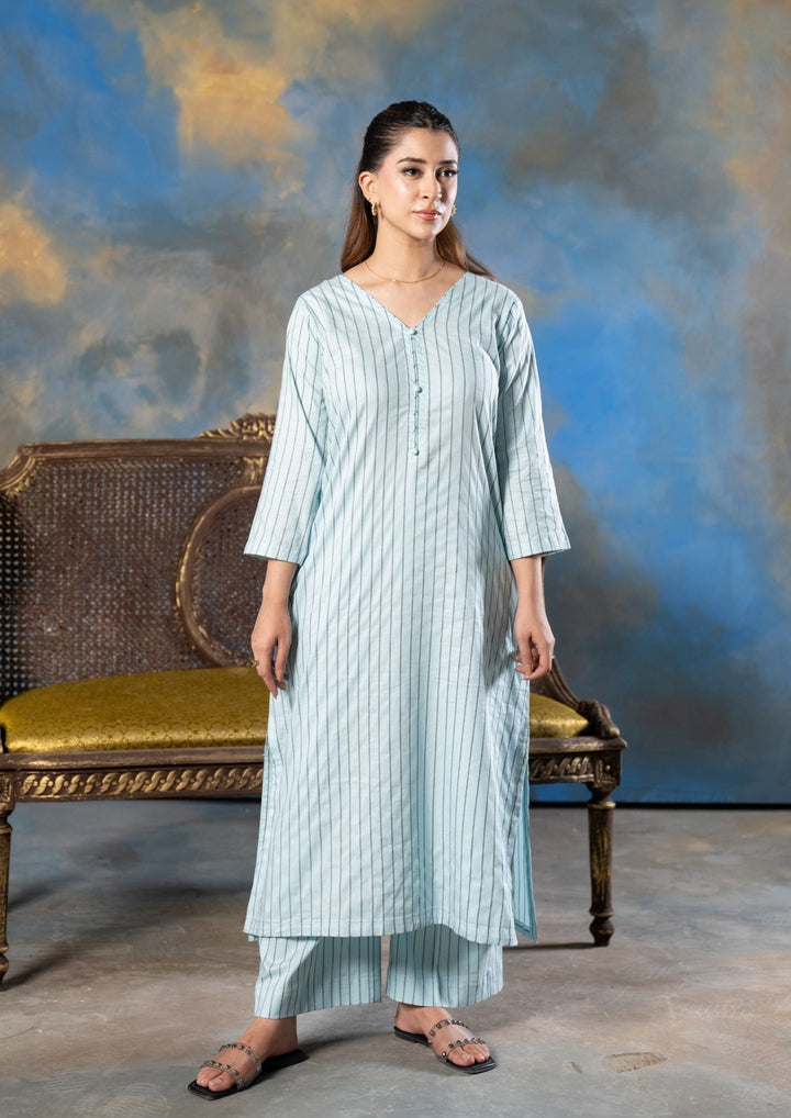 2Pc Bubble Lawn Ice Blue ROZ-R26-0017