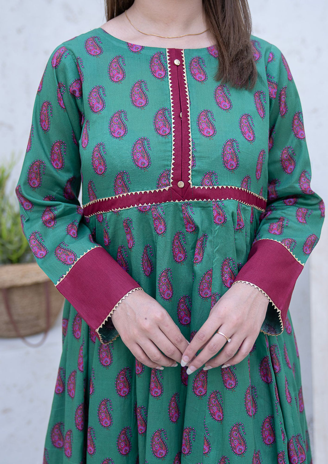 2Pc Digital Print Lawn Frock RIW-R26-0027