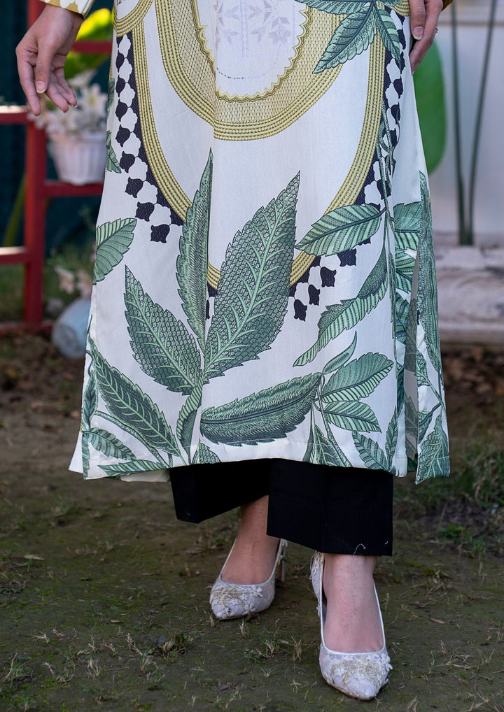 2Pc Digital Print Arabic Silk Lawn JUPITER-S26-0011