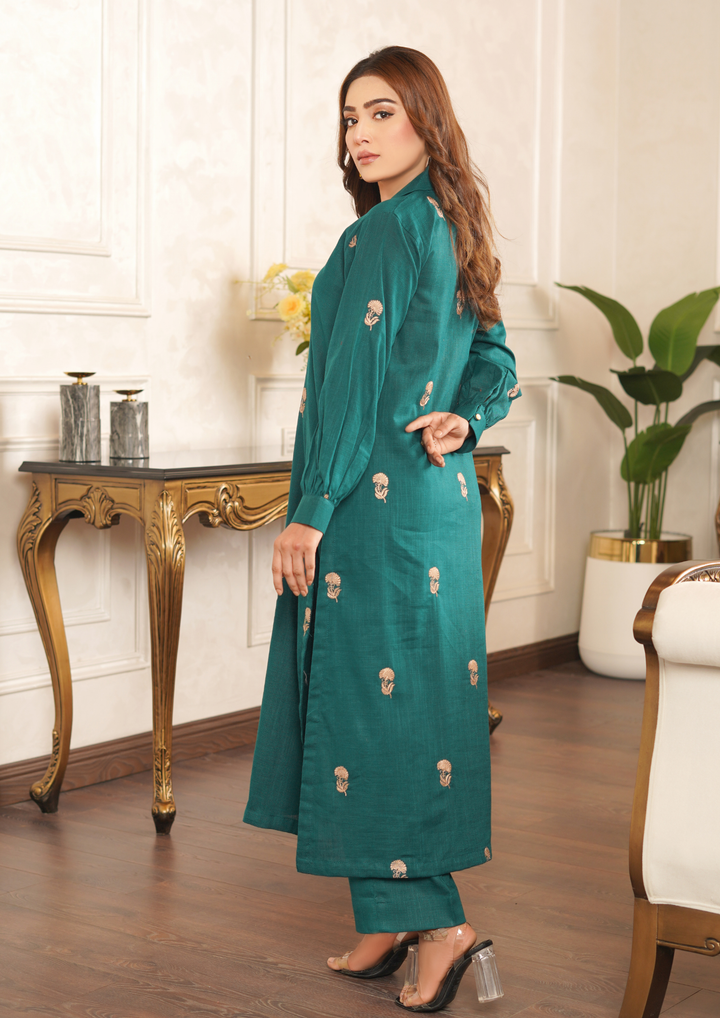 2pc Embroidered Khaddar W24-EMB-0007