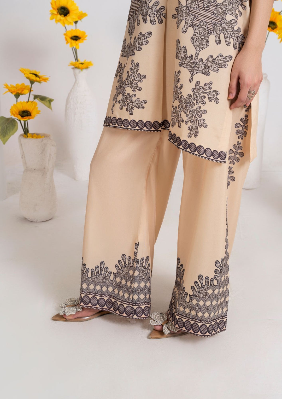 2Pc Printed Swiss Silk JUPITER-F25-0017