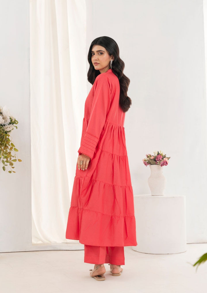 2pc Cotton Frock Set Rozana-S25-0015