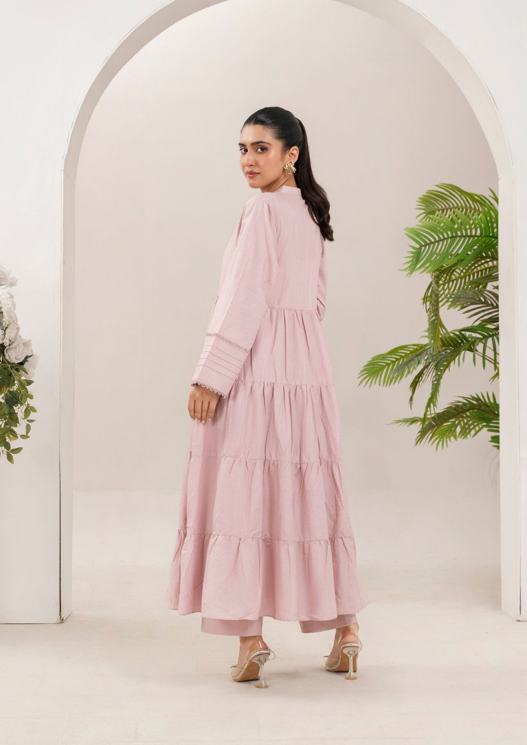 2pc Cotton Frock Set Rozana-S25-0016