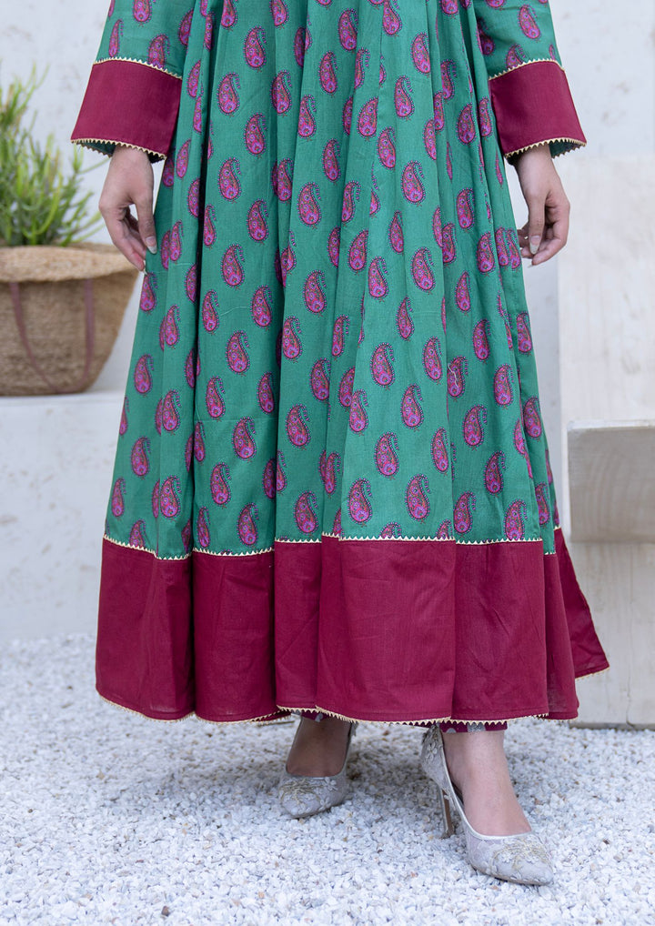 2Pc Digital Print Lawn Frock RIW-R26-0027