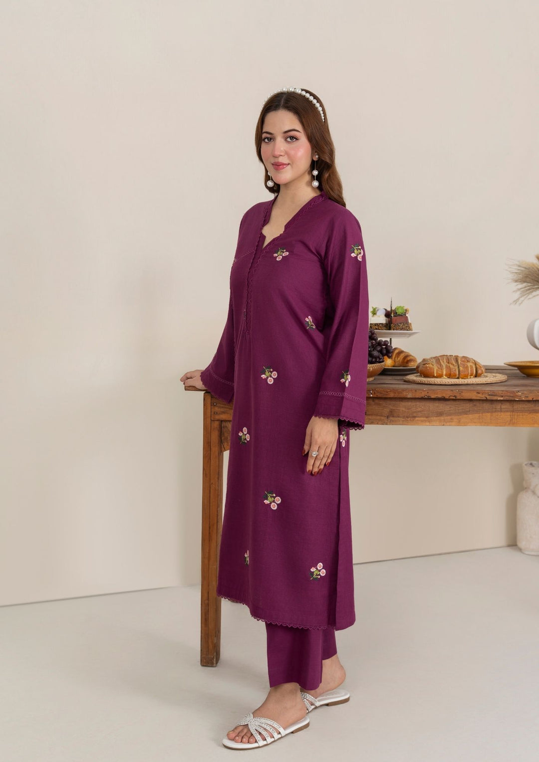 2pc Multi Embroidered Alpine AML-W25-0002
