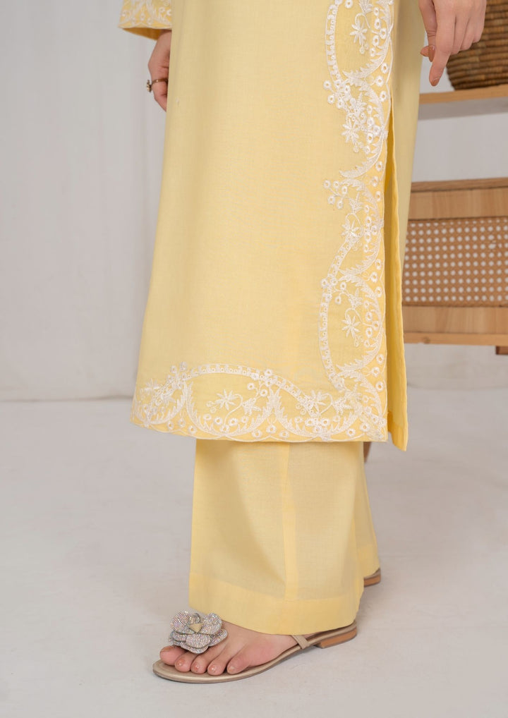 2Pc Lemon Embroidered Lawn RIW-R26-0018