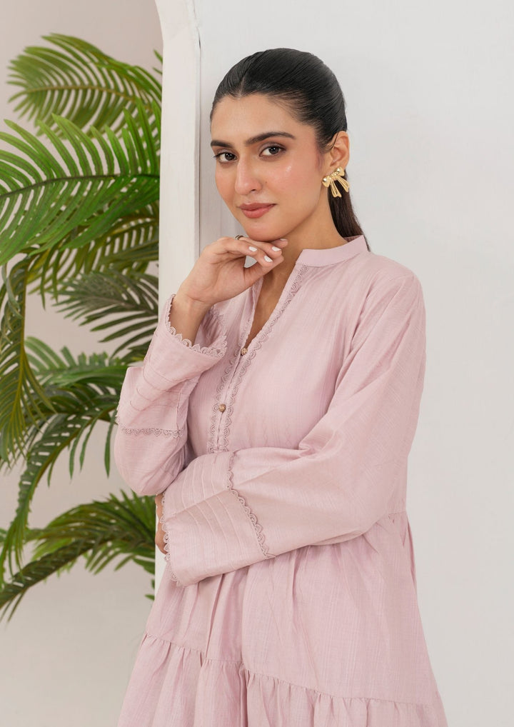 2pc Cotton Frock Set Rozana-S25-0016