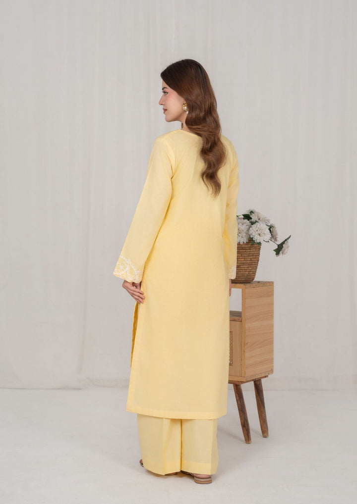 2Pc Lemon Embroidered Lawn RIW-R26-0018