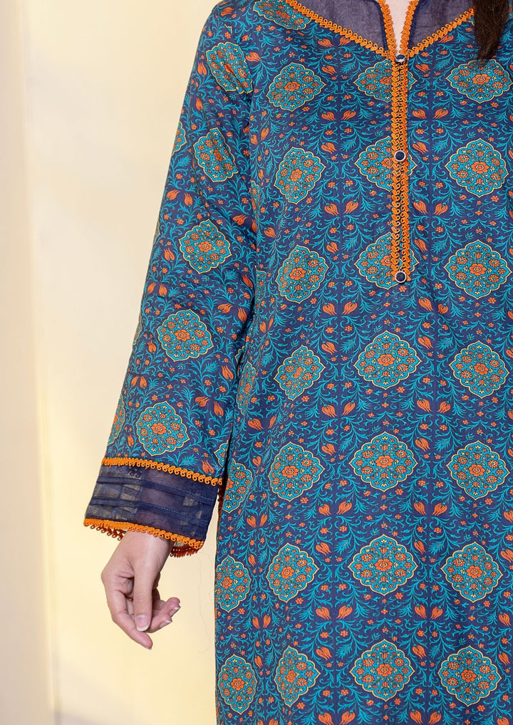 2Pc Digital Print Lawn with Shalwar Gulmeena-G26-0018