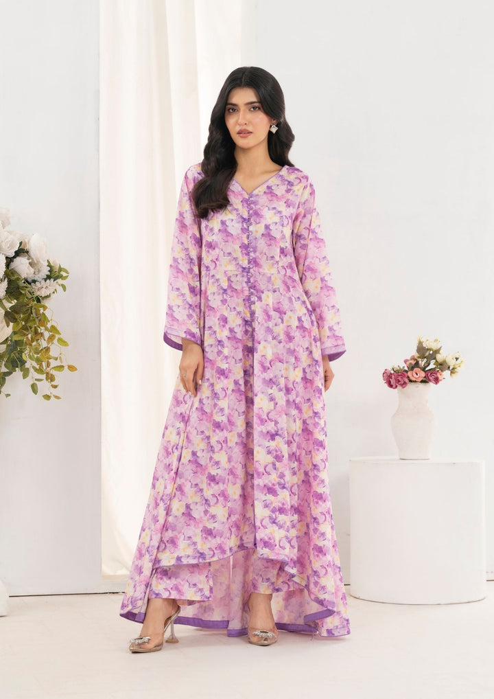 2Pc Digital Print Lawn Frock GULMEENA-G25-0042