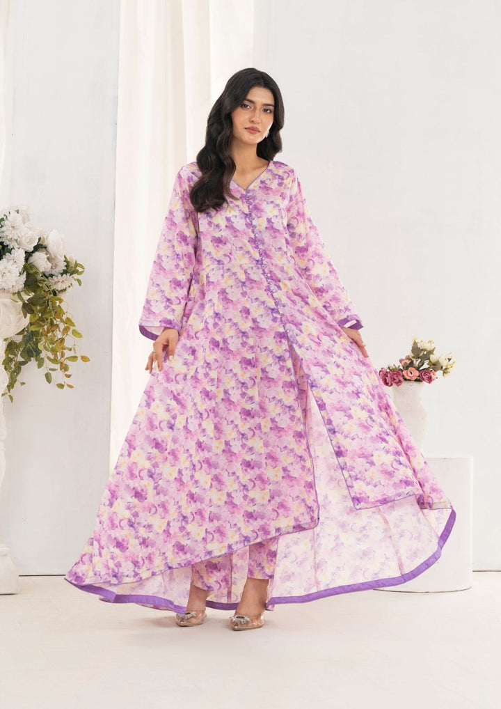 2Pc Digital Print Lawn Frock GULMEENA-G25-0042
