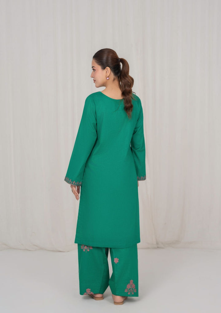 2Pc Green Embroidered Lawn RIW-R26-0020