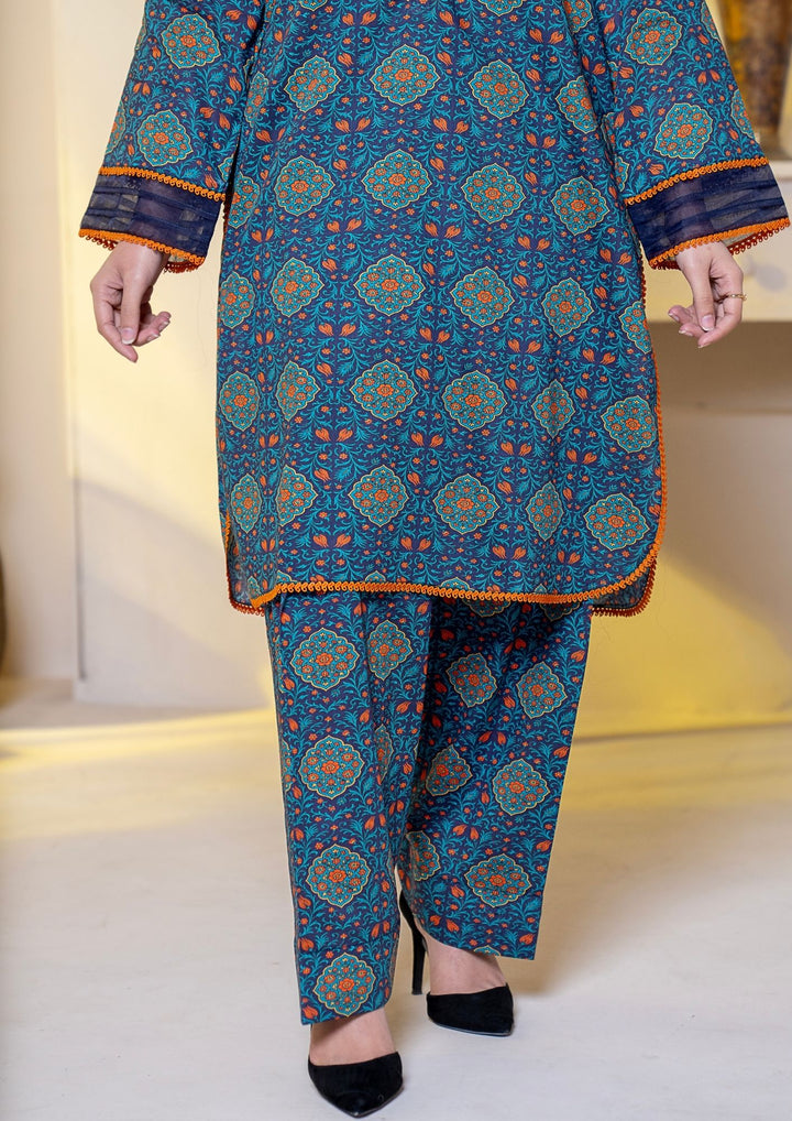 2Pc Digital Print Lawn with Shalwar Gulmeena-G26-0018
