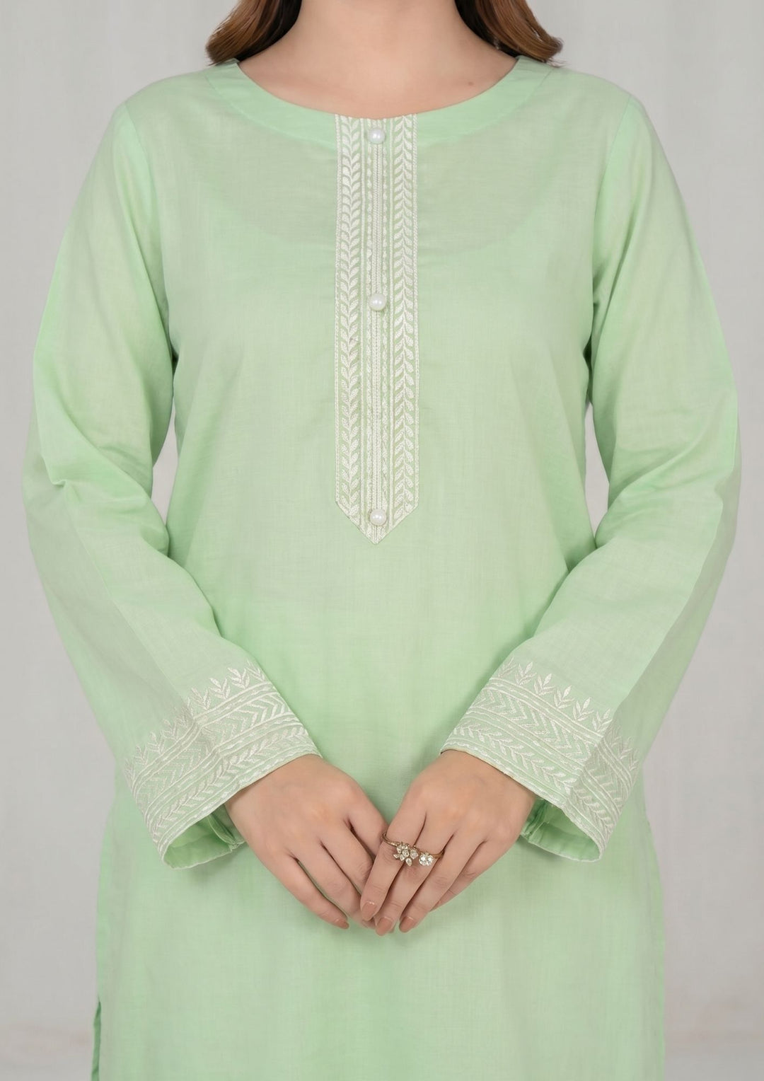 2Pc Mint Embroidered Lawn RIW-R26-0022