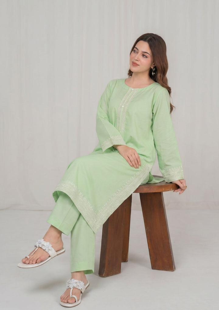 2Pc Mint Embroidered Lawn RIW-R26-0022
