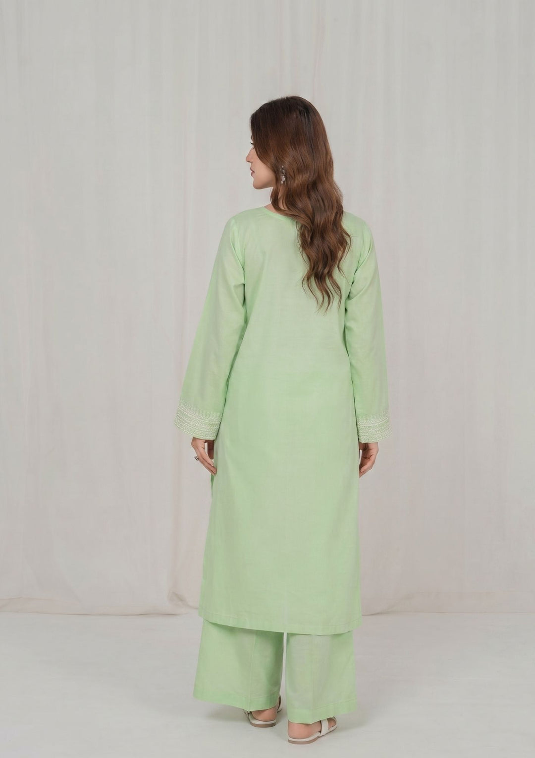 2Pc Mint Embroidered Lawn RIW-R26-0022