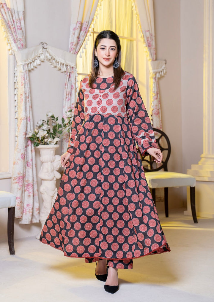 2Pc Digital Print Lawn Frock Gulmeena-G26-0019