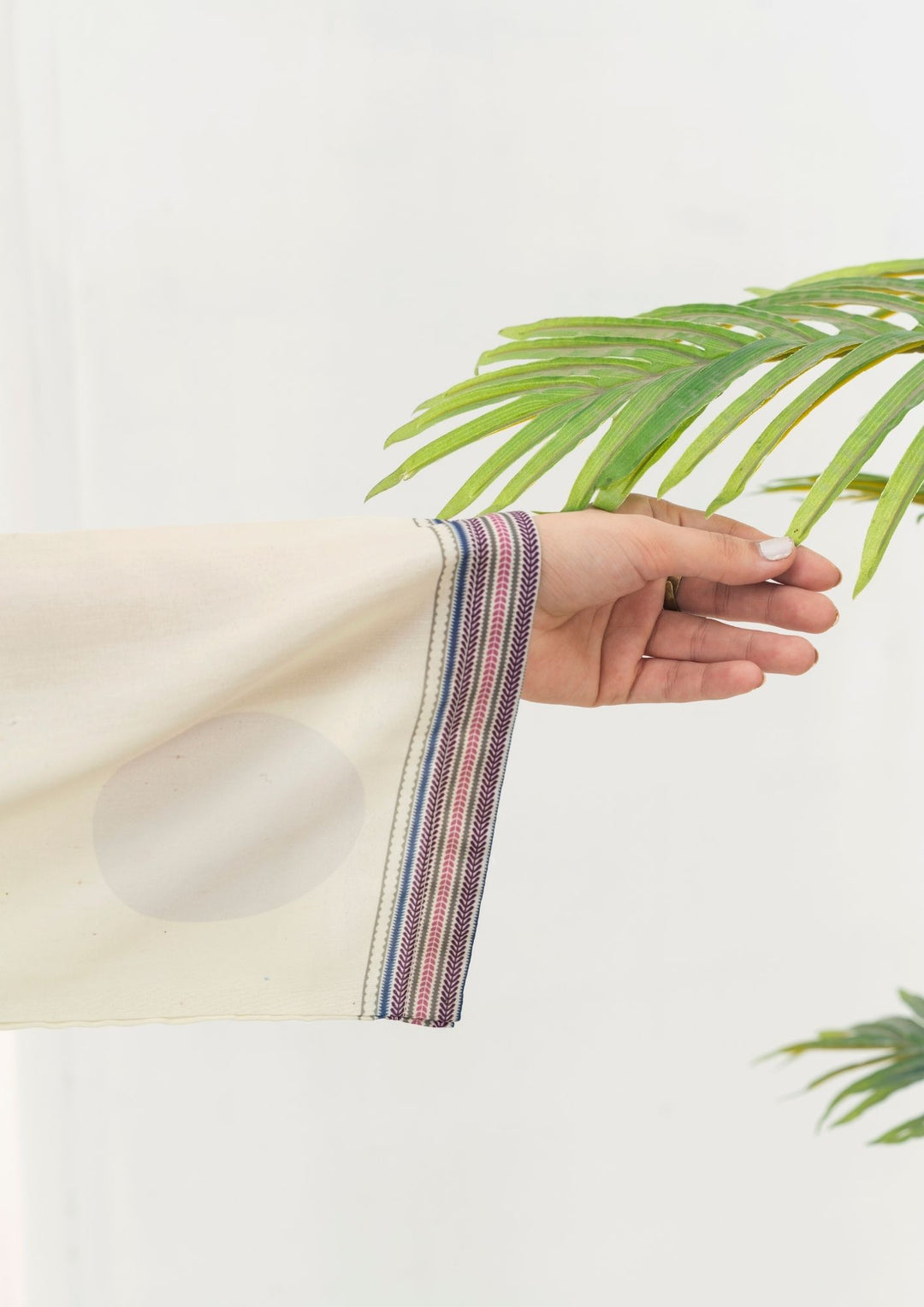 2Pc Printed Arabic Silk AML-W25-0041