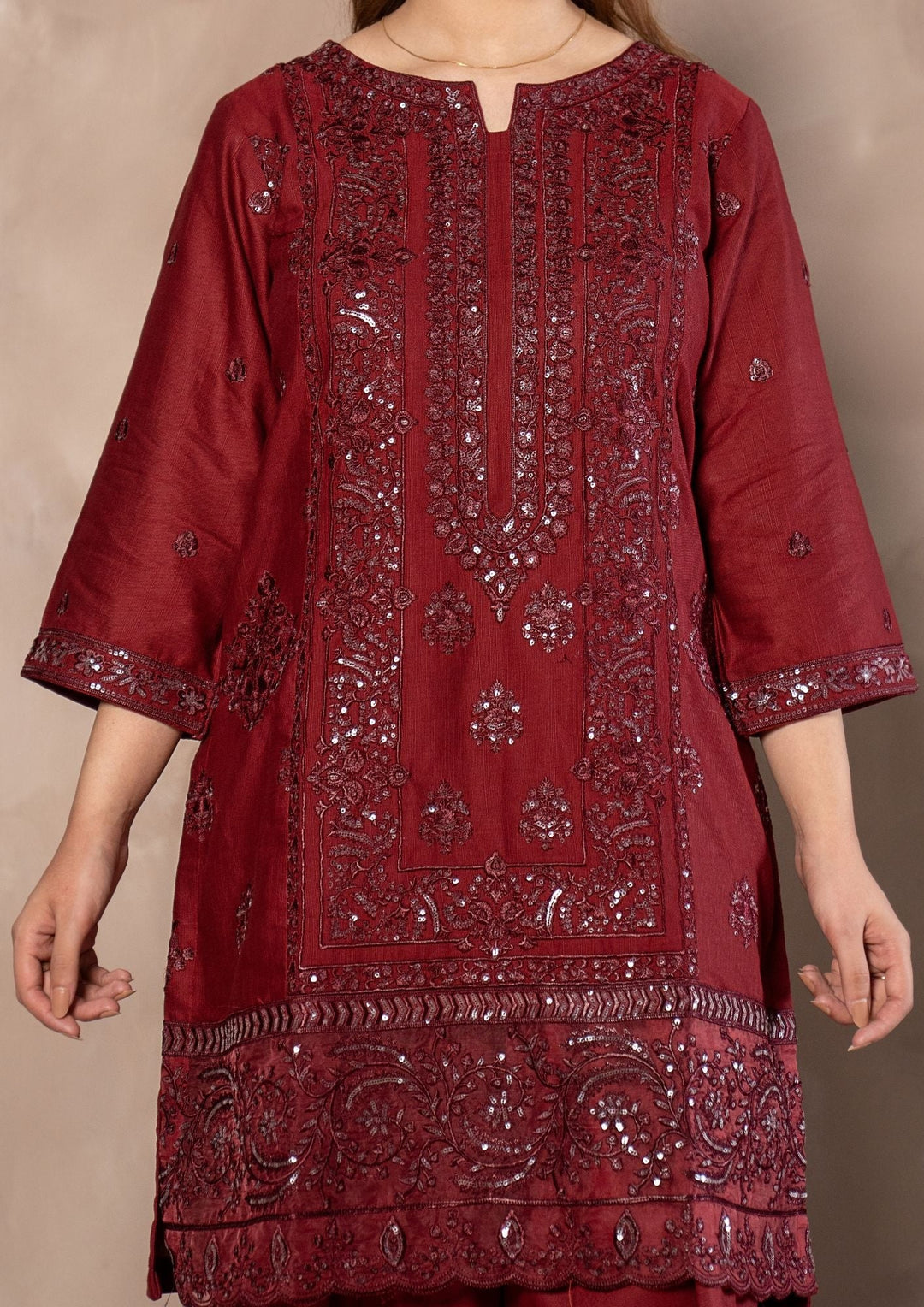 3Pc Embroidered Khaddar AMLT-W26-0002