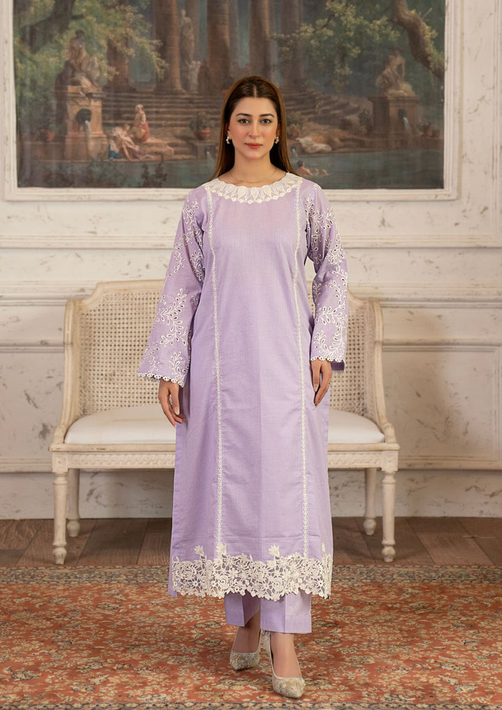2PC Embroidered Check Lawn RIW-R26-0050