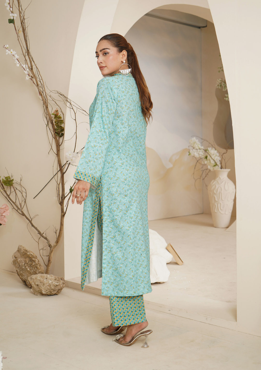 2pc Digital Print Khaddar W24-PRINT-0007