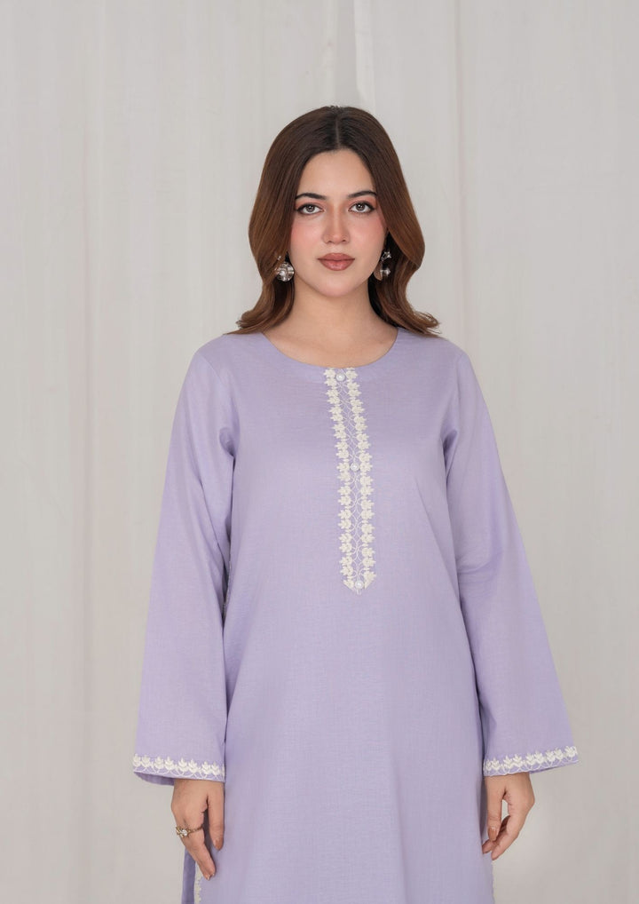 2Pc Light Purple Embroidered Lawn RIW-R26-0023