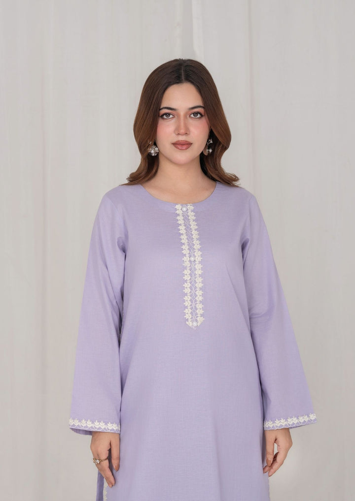 2Pc Light Purple Embroidered Lawn RIW-R26-0023