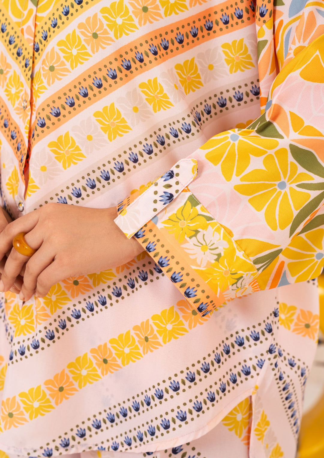 2Pc Printed Arabic Silk AMJ-S26-0002