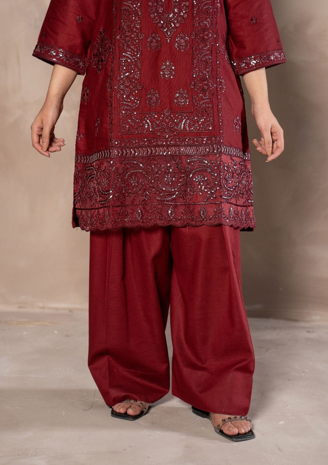 3Pc Embroidered Khaddar AMLT-W26-0002