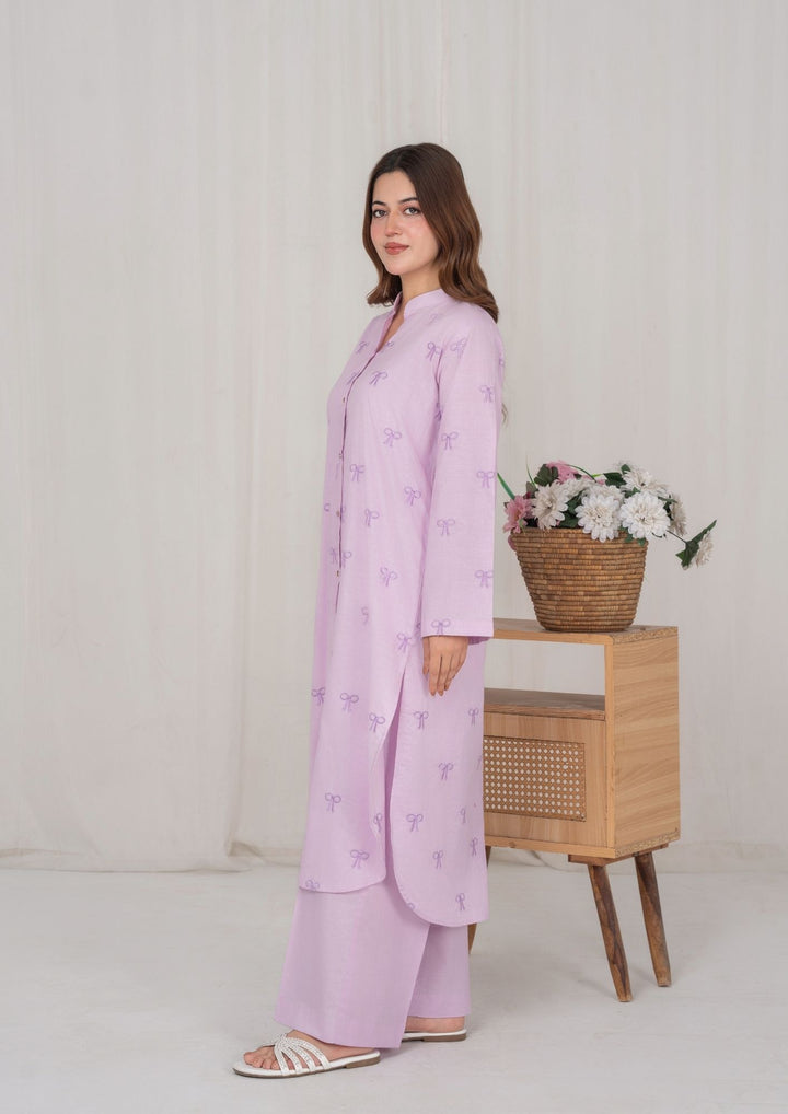 2Pc Mauve Embroidered Lawn RIW-R26-0025
