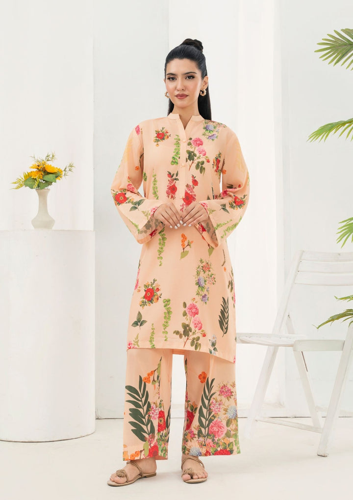 2Pc Printed Arabic Silk AML-W25-0042