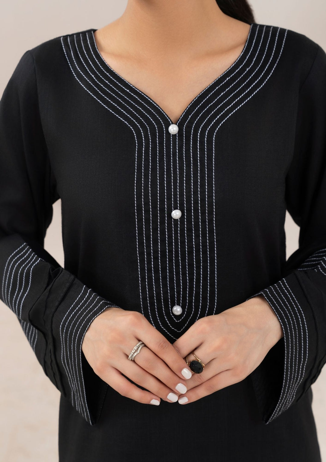2pc Cotton Cord Set Rozana-S25-0003