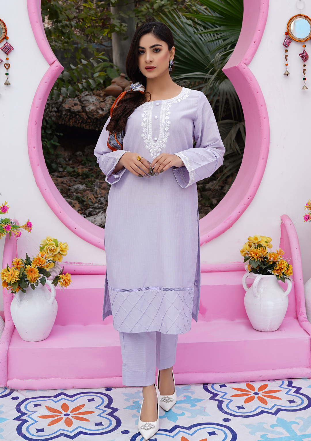 2Pc Embroidered Lawn EMB-S24-0014