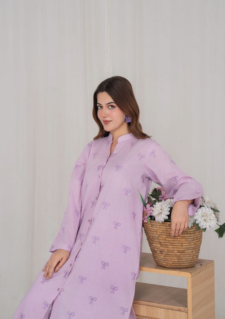 2Pc Mauve Embroidered Lawn RIW-R26-0025